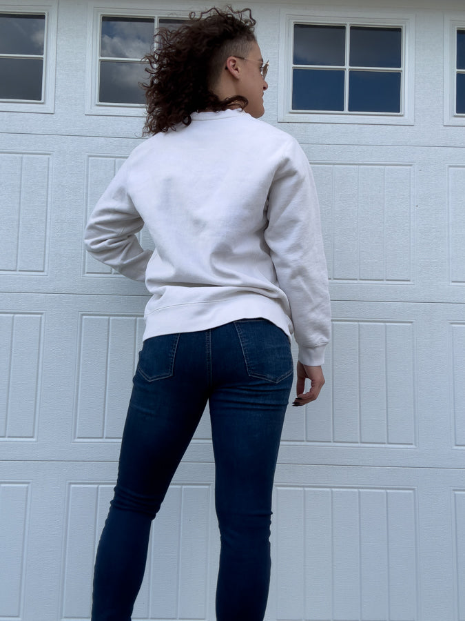 Oversized Sweatshirt Unisex-Bone