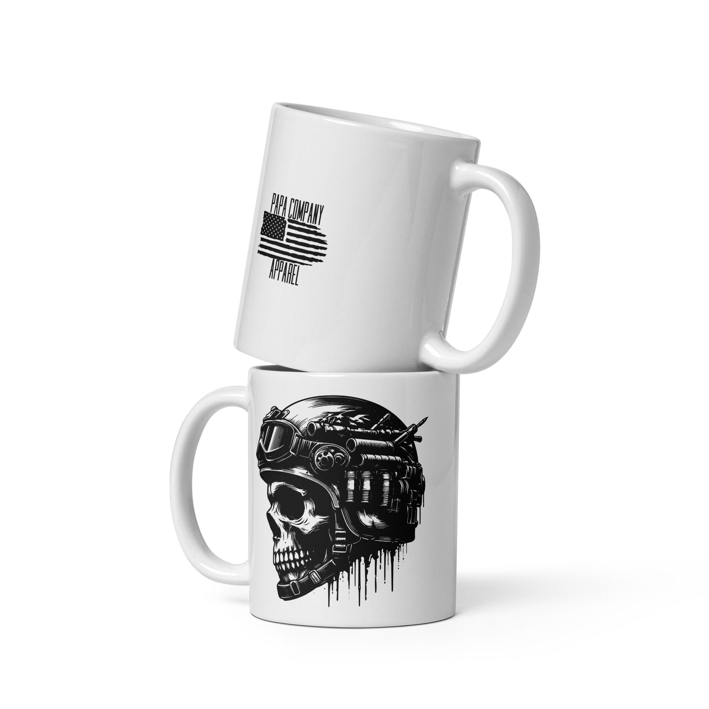 Combat Skull mug